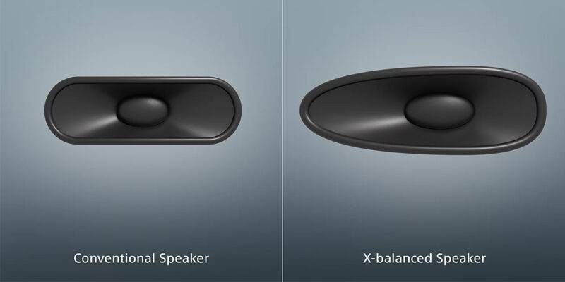 Loa X-Balanced Speaker cải tiến mang đến âm thanh không bị biến dạng