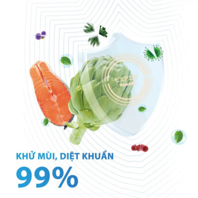 Công nghệ khử mùi PureAir giúp giữ thực phẩm luôn tươi ngon
