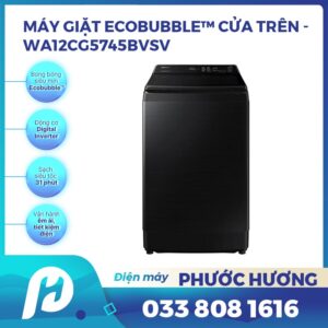 Máy Giặt Samsung Inverter 12 kg WA12CG5745BVSV