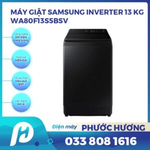 Máy Giặt Samsung Inverter 13 kg WA80F13S5BSV