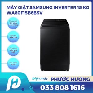 Máy Giặt Samsung Inverter 15 kg WA80F15B6BSV