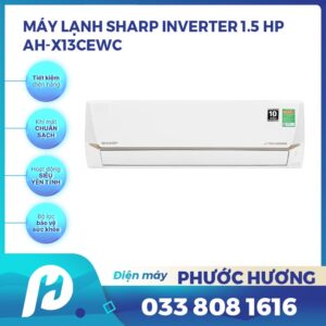 Máy Lạnh Sharp Inverter 1.5 Hp AH/AU-X13CEWC