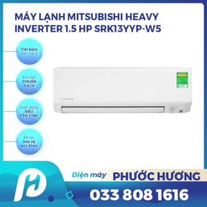 Điều hòa Mitsubishi Heavy 12000BTU 1 chiều inverter SRK13YYP-W5
