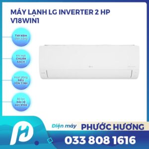 Điều hòa LG 1 chiều Inverter 2HP-17.000BTU V18WIN1