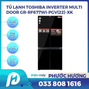 Tủ lạnh Toshiba Inverter 515 lít Multi Door GR-RF677WI-PGV(22)-XK