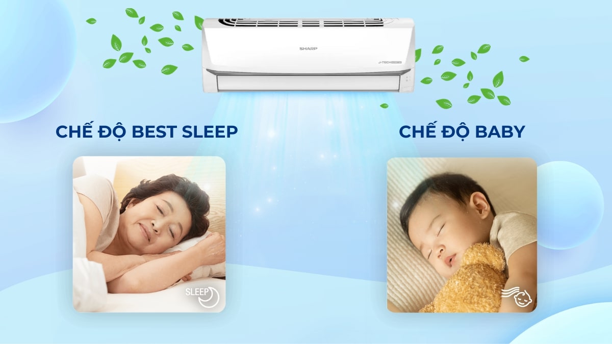 Nhiều chế độ làm lạnh phù hợp với từng nhu cầu của người dùng