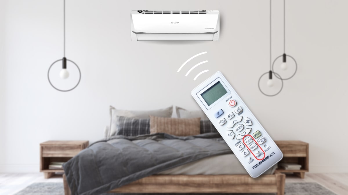Tính năng hẹn giờ trên máy lạnh Sharp Inverter 1.5HP AH-X13ZEW
