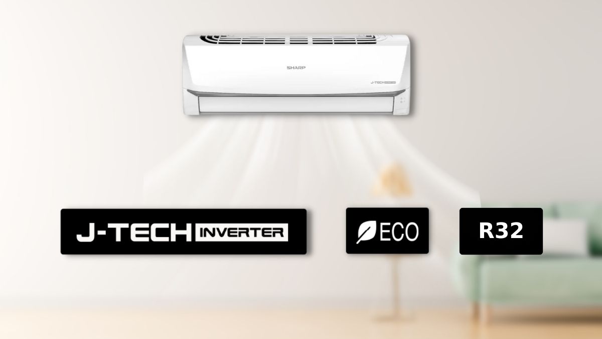 Máy lạnh Sharp Inverter 1 HP AH-X10ZEW được trang bị nhiều công nghệ tiết kiệm điện