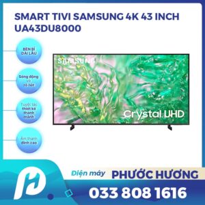 Smart Tivi QLED DU8000 4K Samsung