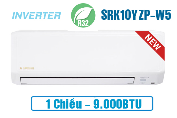 Điều hòa Mitsubishi Heavy SRK10YZP-W5 9000 inverter 1 chiều [Model 2025]